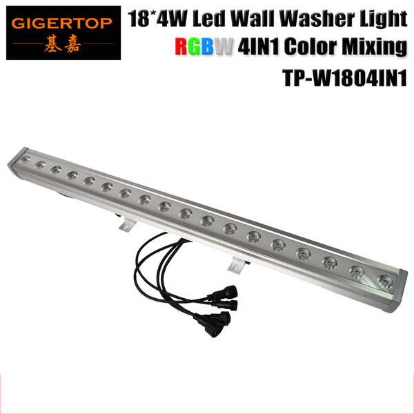 Freeshipping 18X4W Outdoor Led Wall Washer Light RGBW Indoor Ceiling Wall Mounting Lighting Waterproof IP65 4in1 Landscape Light