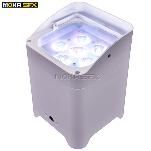 New 6*18w LED Battery Par Light 32 Colors Options RGBWA+UV 6IN1 DMX Disco Lamp Par Light In Stage Lighting Effect