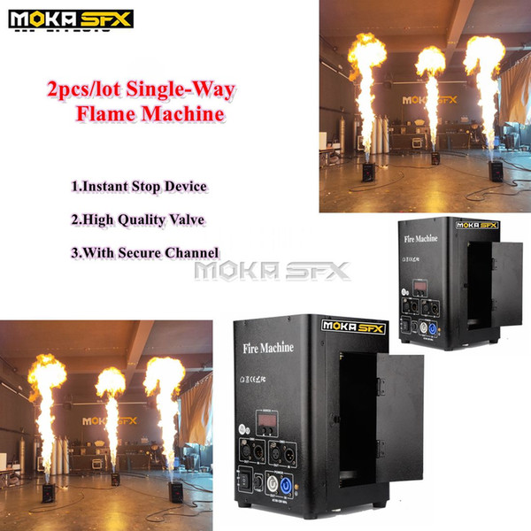 2pcs/lot H-E01 flame projector with secure channel flame projector dmx fire machine in stage effect