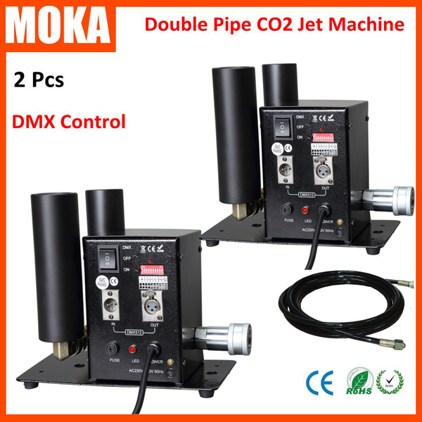 2 pcs/lot MOKA Cryo Effects,CO2 Gas Column,DMX CO2 Jet, Stage Effect CO2 Jet Machine,Special fx CO2 Jet