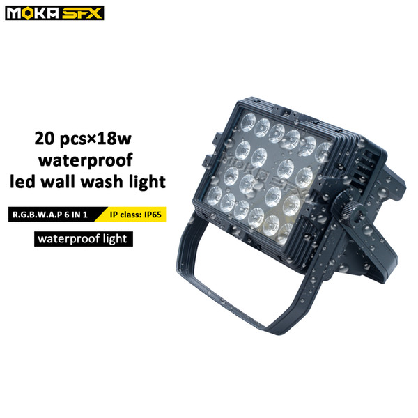 20*18w led wall washer waterproof IP65 RGBW 6 in 1 LED wash light DMX control city light in stage lighting effect