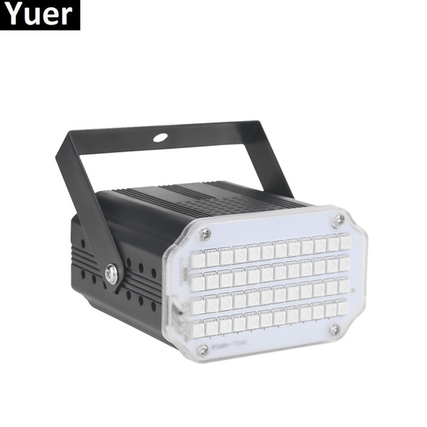 2019 High Qualtiy 42LEDs SMD 5050 Led Strobe Light Rotating Voice Activated LED Stage Lights Party Festa Disco Stroboscope Bulb