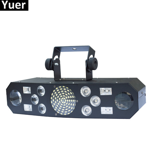 New 5IN1 DJ Laser stage light Full Color RGB or 48 RG Patterns Projector 4X3W UV CREE Single Color LED Stage Effect Lighting