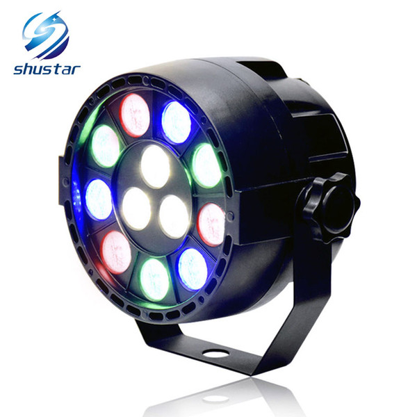 15W Red Green Blue White 12 LED par light DMX512 Sound control LED stage light for music concert bar disco effect lights