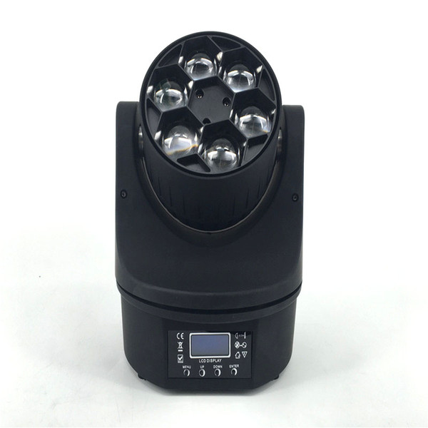 LED Mini Bees Eyes Led Moving Head Light Beam Effect 6x15W RGBW 4IN1 LED Lamp 11/14 Channels