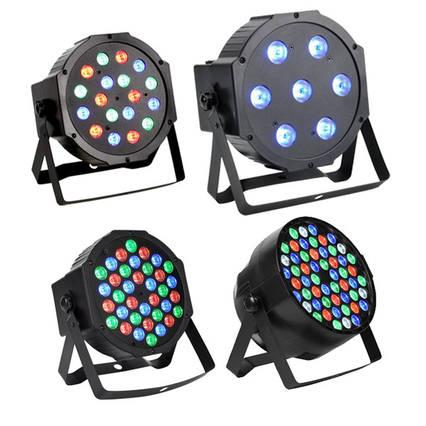 DMX512 Led Par Lights RGB Stage Lighting 54W 18X3W Led Lights For Party KTV Disco DJ Lighting club lights flash