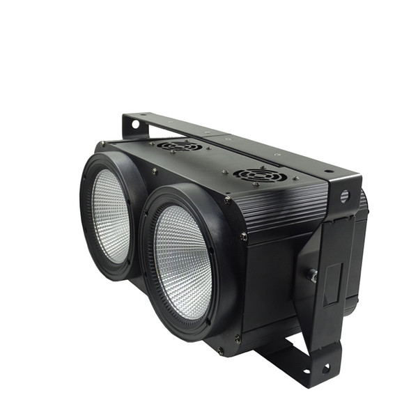 2x100W LED COB 2 Eyes Blinder Warm/Cool White DMX Stage LED Strobe Light Club Show Night DJ Disco Professional for Stage