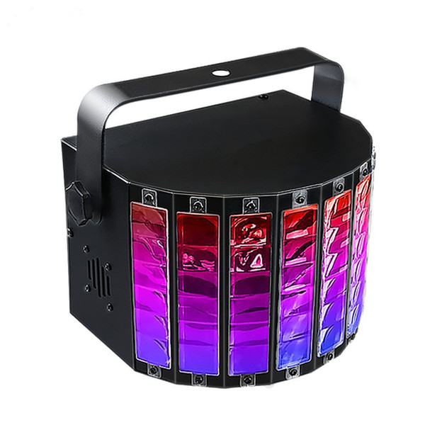 Free Shipping 1x9W LED Butterfly Effect Light Voice Control LED Disco Light with Remote Party,Club,DJ,Stage Light