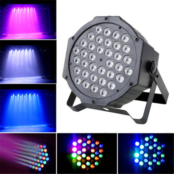 Crystal Magic Ball Par 36 RGB LED Stage Light Effect Disco DJ Bar Effect UP Lighting Show DMX Strobe for Party KTV LEG_90C