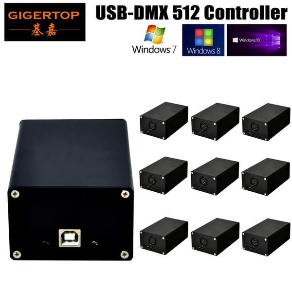 10 Pack China Stage Lighting USB Console HD512 USB-DMX512 Box Support ArtNet/Avolite Pearl2004/Avolite D4/Avolite Titan/LEDPlay/CueluxPro