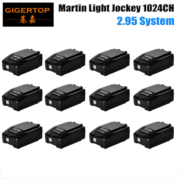 Factory Discount Price 12 Unit Martin Light Jockey 1024 DMX in/out Connector Changable USB Cable US Power Plug 2.95 Version USB Controller