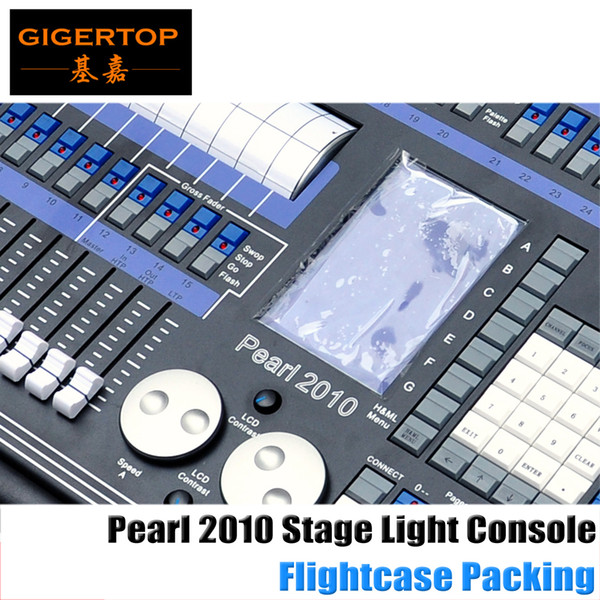 Flightcase Pack DMX Pearl 2010 Controller With LCD Display Dmx console DJ controller Equipment Professional DMX Control for professional