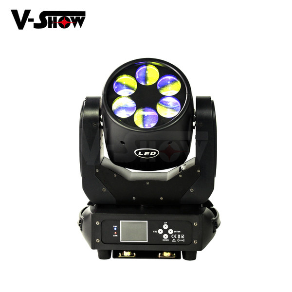 6x25W led Beam Wash Zoom Moving Head Light Dmx control Zoom Wash stage Dj Disco Bar Wedding Nightclub lighting