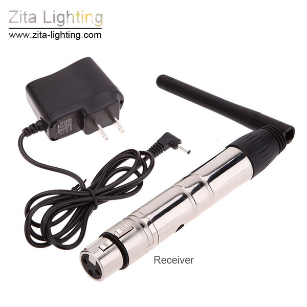 4Pcs/Lot Zita Lighting 2.4G Wireless DMX Signal Controller 1Pcs Transmitter & 3Pcs Receiver LED Stage Lighting Control With Adapter Fixture