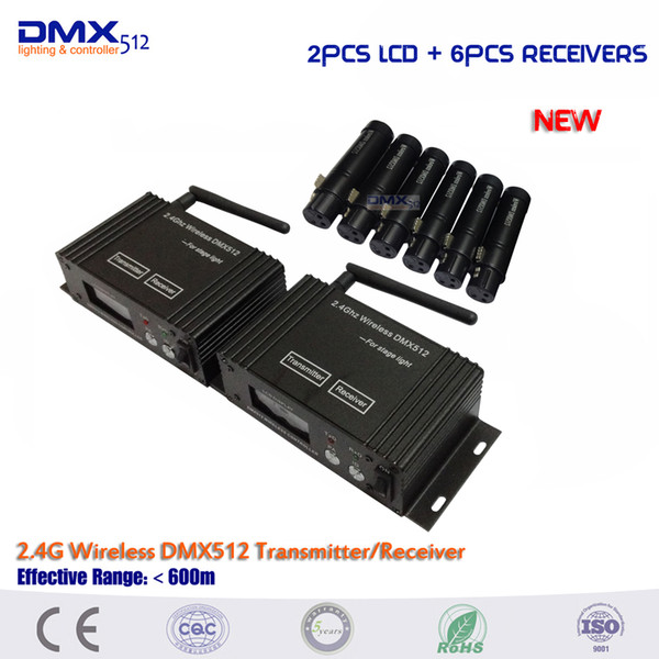 HOT SALE New 2.4Ghz XLR Wireless DMX512 Signal Controller DMX 512 Wireless Transmitter For Stage LED Par Light