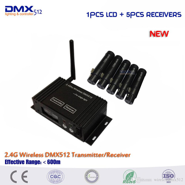 DHL Free shipping 2.4G Wireless DMX512 Controller New wireless DMX 126 channels Controller For Stage Dj Disco Club Light.