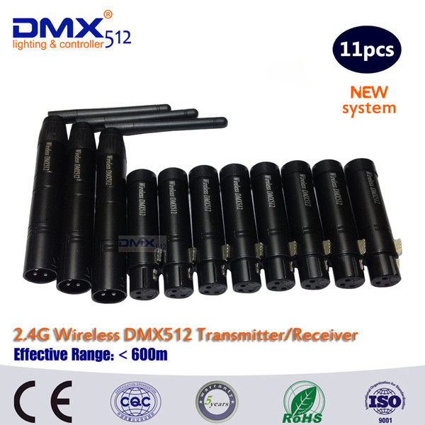 DHL Free Shipping 11pcs/lot DMX Wireless Controller for stage lighting