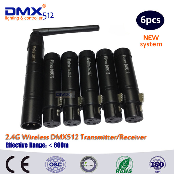 DHL Free Shipping hot sale New XLR 2.4GHz Wireless DMX Controller