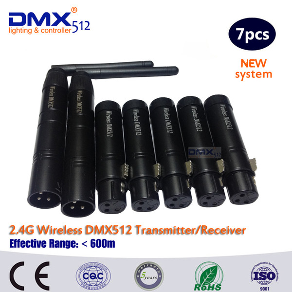 DHL Free Shipping 2.4G Wireless DMX controller transmitter and receiver, LED Lighting DMX 512 controller