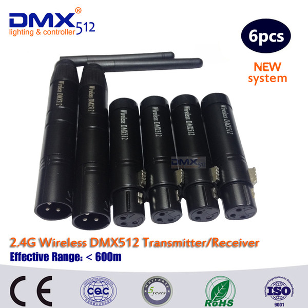 DHL Free Shipping 2.4G DMX512 DMX Dfi DJ Wireless Controller System For Stage Lighting Console