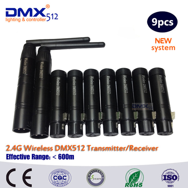 DHL Free Shipping DMX 512 System DFI DJ Transmitter Stage LED Light 2.4G Wireless DMX Controller