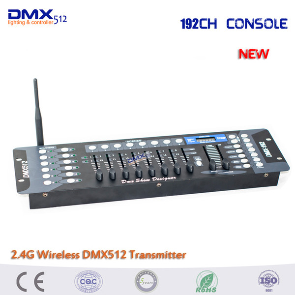 New Arrival! 2018 New DMX 192ch Stage lights equipment LED controller console wireless dmx controller lighting console