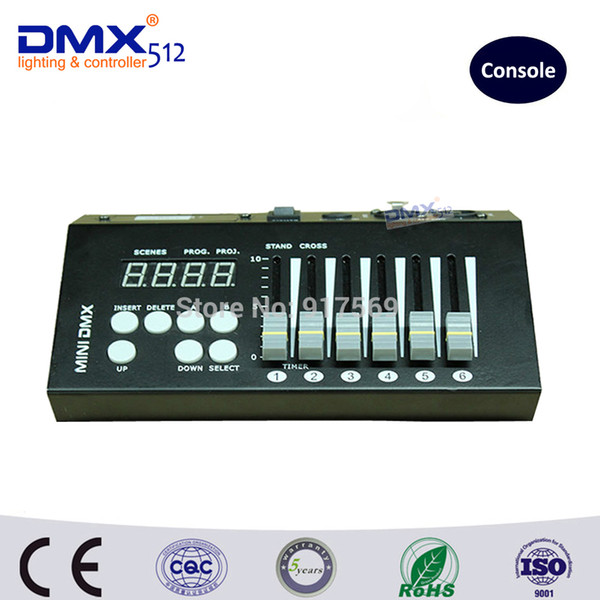 DHL Free Shipping 54CH mini dmx controller console dj console dj controller DJ lighting controller 9V battery / 12V DC powered