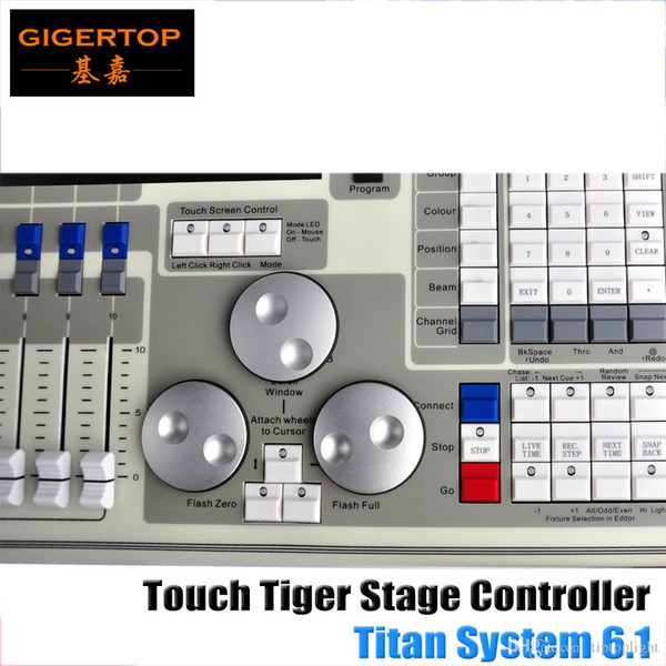 Flight Case Pack High Quality Original Tiger Touch DMX Controller Titan 6.1 System LCD Touch Screen,Tiger Touchable 15.4 Screen Led Stage