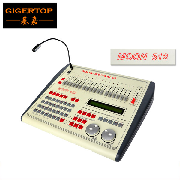 TIPTOP Moon 512 Stage Light Controller DMX LED Lighting Controller DJ Band Stage Light Show 512 Channels 2 Modulation wheels