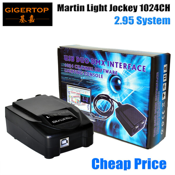 TP-D17 Martin Light jockey Universal USB/DMX interface 1024 Channel Software Lighting Console USB-DMX PC 3D Lighting Effect Live Control