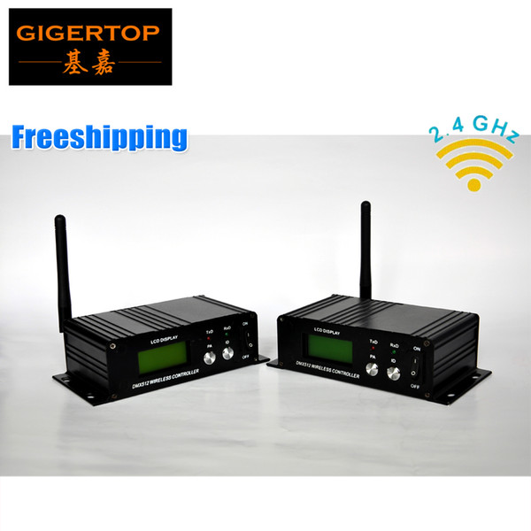 2pcs/lot Wireless DMX 512 Receiver/Transmitter Controller 2.4G wireless DMX512 Lighting Controller DMX512 Free shipping!!