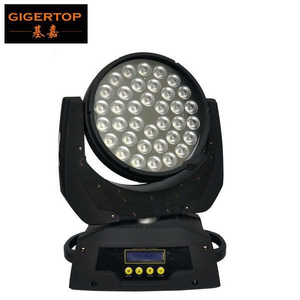 TIPTOP TP-L622 36X10W RGBW Led Moving Head Light No Zoom Wash 4in1 Color Wash Tianxin LED DMX 15 Channels No Zoom Function 380W