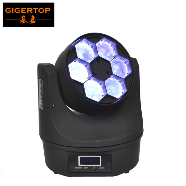 Sample Small Bee-Eye Led Moving Head Beam Light 6x15W RGBW DMX 512 High Brightness 4in1 Color Led Party Light Unlimited Rotation TP-L671