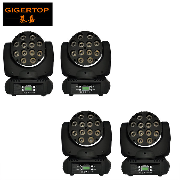 4pcs/lot RGBW 140W LED Stage DJ Lighting Moving Head DMX 512 15 Channels Light Beam For Club Party Show 110V-240V USA Cree Led