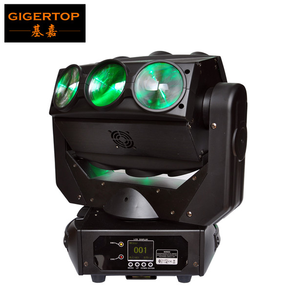 TIPTOP TP-L676 9X12W LED Spider Moving Head Light RGBW 4IN1 DMX 512 Stage Disco Lighting Backdrop Beam Lighting Linear Dimmer