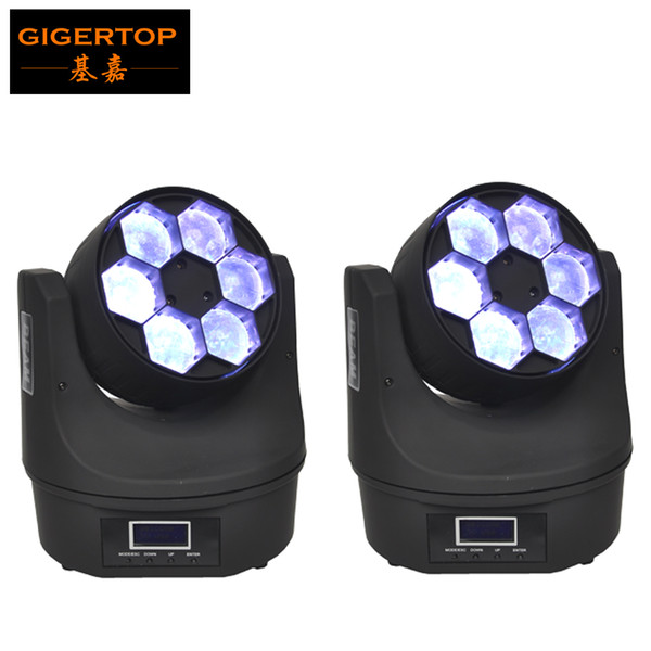 TIPTOP Professional Mini B Eye Beam Moving Head Light 6*15W High Power 120W RGBW 4in1 Led Stage Lighting 11/14 DMX Channels TP-L671