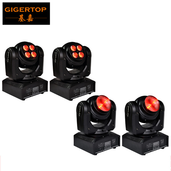 Freeshipping 4pcs/lot Unique Design Double Side Led Moving Head Light 4*10W RGBW 4in1 Wash Face+1*10W RGBW 4in1 Face Cree Led