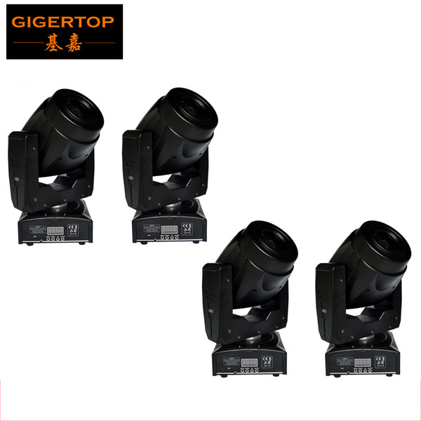 Freeshipping 4 Unit 60W LED Moving Head light with 5 gobos White Rainbow Effect DJ Entertainment Light 13 Degree Beam Angle