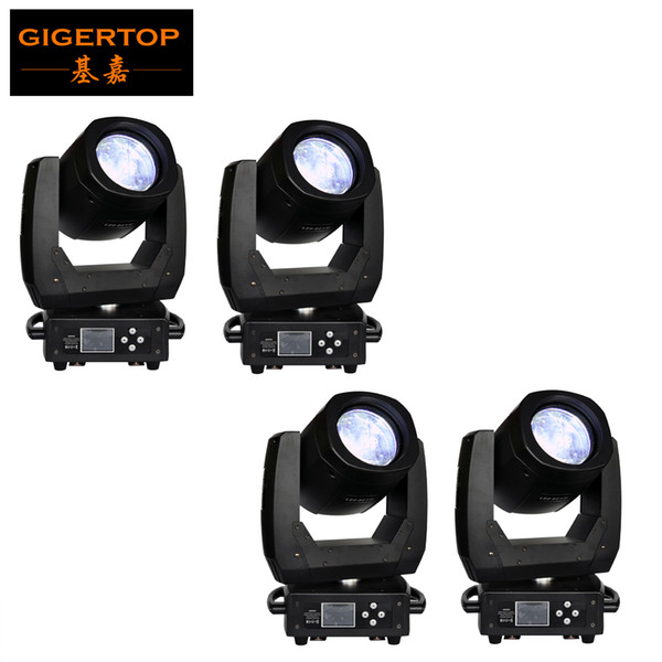 4Pcs/Lot 150W Led Moving Head Spot Light White Color 8000K 8 Facet Prism Rotation Multi Coated Film Lens High Brightness TP-L654