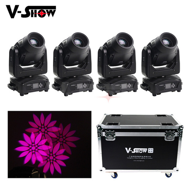 4pcs With Flight Case 150W BSW Moving Head Light Beam Spot Wash 3in1 Dj Light With Zoom Led Dmx Stage Light For Disco Bar