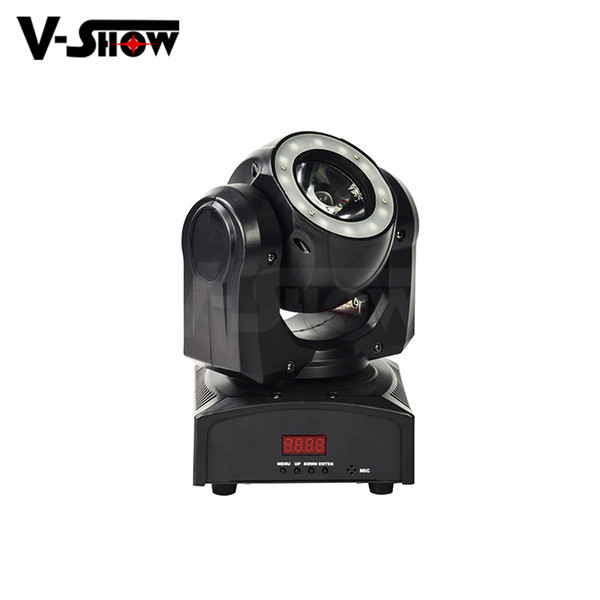 1pc Mini 60w Beam Led Moving Head Light RGBW With Halo Effect Led Dmx Control Stage Light For Dj Disco Bar