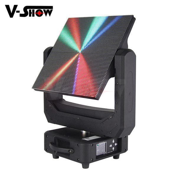 1pc free shipping Art-net RGB Colorful round led moving head panel for stage DJ ,wedding event and party club