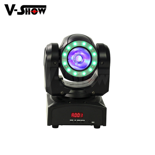 4pcs/lot 60W Moving Head Light With Halo Effect Mini Led Beam Stage Light Dmx Control Dj Light For Club Church Wedding