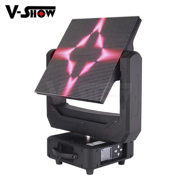 free shipping Art-net RGB Colorful round led moving head panel for stage DJ ,wedding event and party club