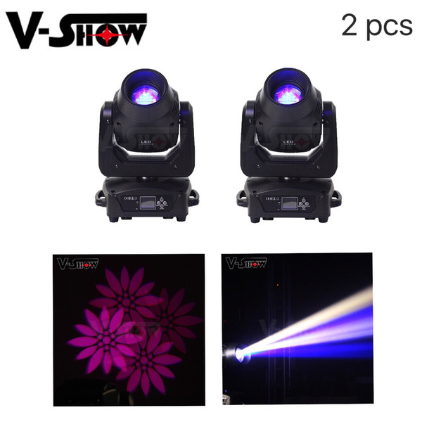 2pcs 150w 3in1 led Beam spot wash moving head light dmx control 4 prism gobo dj for disco,bar stage lighting