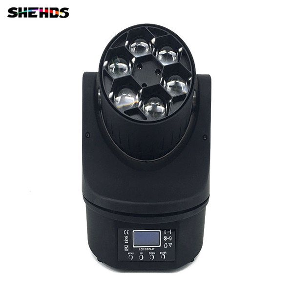 LED Mini Bees Eyes Led Moving Head Light Beam Effect 6x15W RGBW 4IN1 LED Lamp 11/14 ChannelsStage Lighting