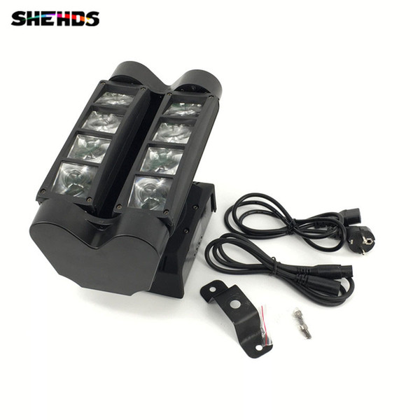 Fast Shipping MINI 8x10W 4IN1 RGBW MINI Led Spider Moving Head Beam Light DMX LED Spider Light Spider LED Moving Head