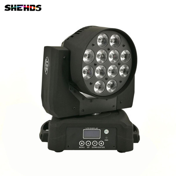 LED Wash Moving Head Lighting 12x 18W RGBWA+UV LEDs With Excellent Pragrams Fast Shipping