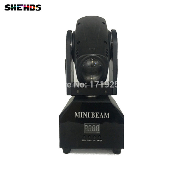 Fast shipping Mini LED 10W RGBW Beam Moving Head Light Beam High Power Light with Professional for Party KTV Disco DJ