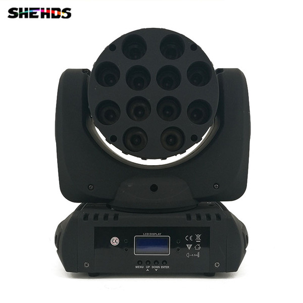 Fast Shipping LED Beam Moving Head Light 12x12W RGBW Quad LEDs With Excellent Pragrams 9/16 Channels